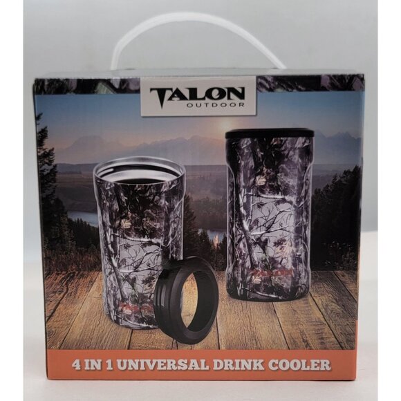 Talon Outdoor Camo 4 In 1 Universal Drink Cooler Can Bottle Camouflage - Picture 6 of 8
